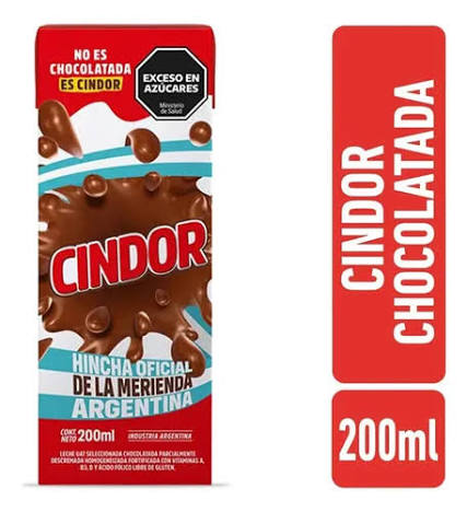 LECHE CHOCOLATADA CINDOR 200cm (x uni)